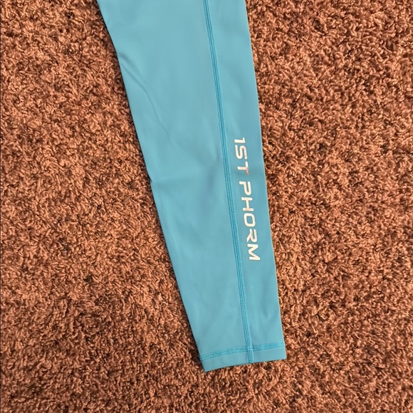 1st Phorm Blue High-Waisted Leggings - Picture 3 of 3